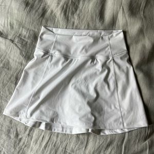 NWOT J Crew Active White Tennis Skirt with Shorts Small